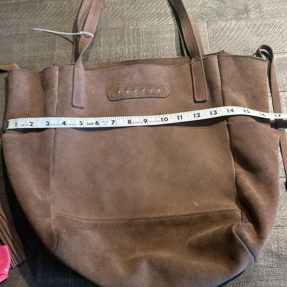 Sundance suede bag Italian leather - Picture 8 of 11